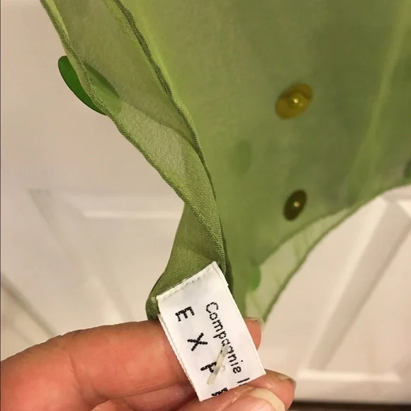 NWT, Vintage 1990s sequin swim cover, Scarf or Wrap - Picture 3 of 4